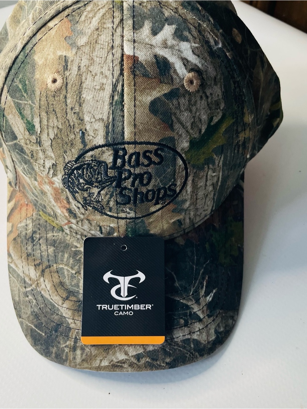 Bass Pro Shops Camo Baseball Cap in Green, Brown and Tan Brand New